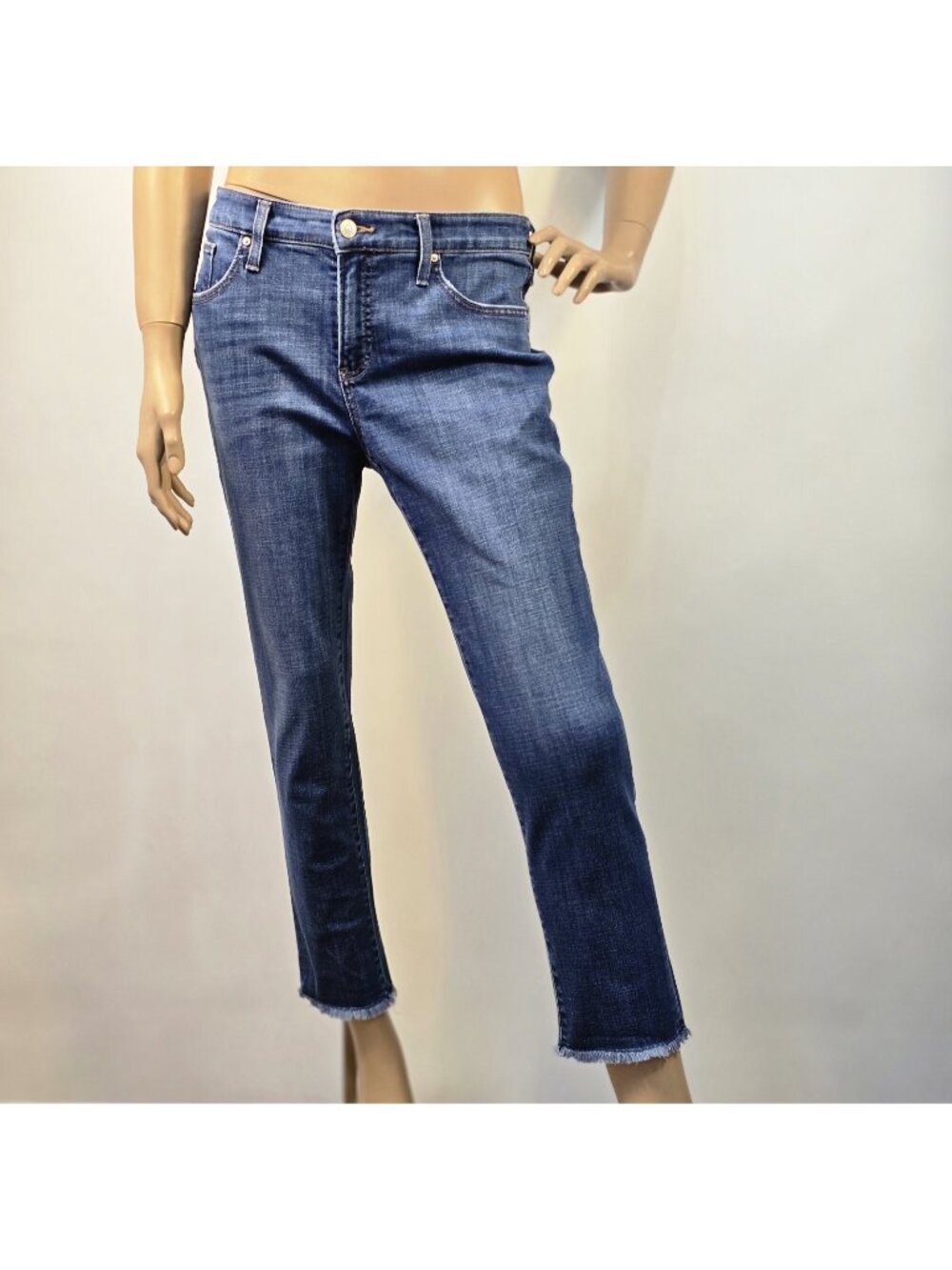 Chico's So Slimming Girlfriend Stretch Slim Leg Ankle Jeans Sz 0.5 / US Size 6P